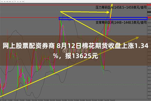 网上股票配资券商 8月12日棉花期货收盘上涨1.34%，报13625元