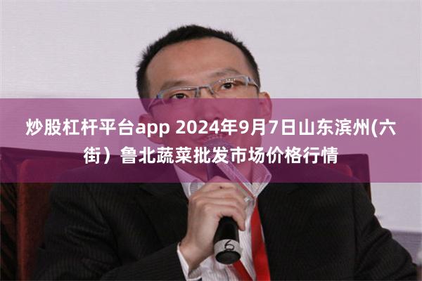 炒股杠杆平台app 2024年9月7日山东滨州(六街）鲁北蔬菜批发市场价格行情