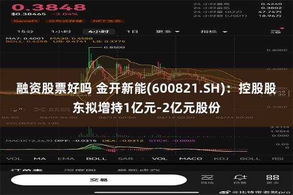 融资股票好吗 金开新能(600821.SH)：控股股东拟增持1亿元-2亿元股份