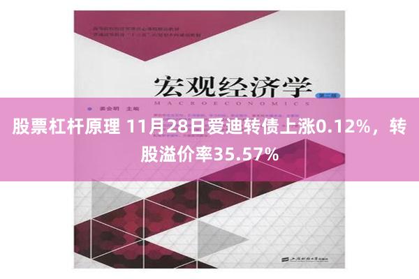 股票杠杆原理 11月28日爱迪转债上涨0.12%，转股溢价率35.57%